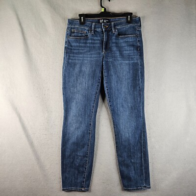 GAP Denim Jegging Jeans Womens 30 Size 10 Reg Blue Denim Curvy Legging Skinny