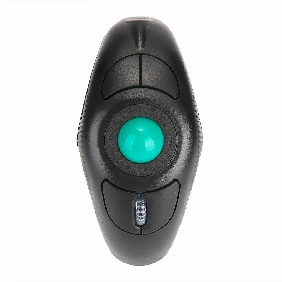 New USB Wireless PC Laptop Finger HandHeld Trackball Mouse Mice w/ Laser Pointer - Image 3 of 4