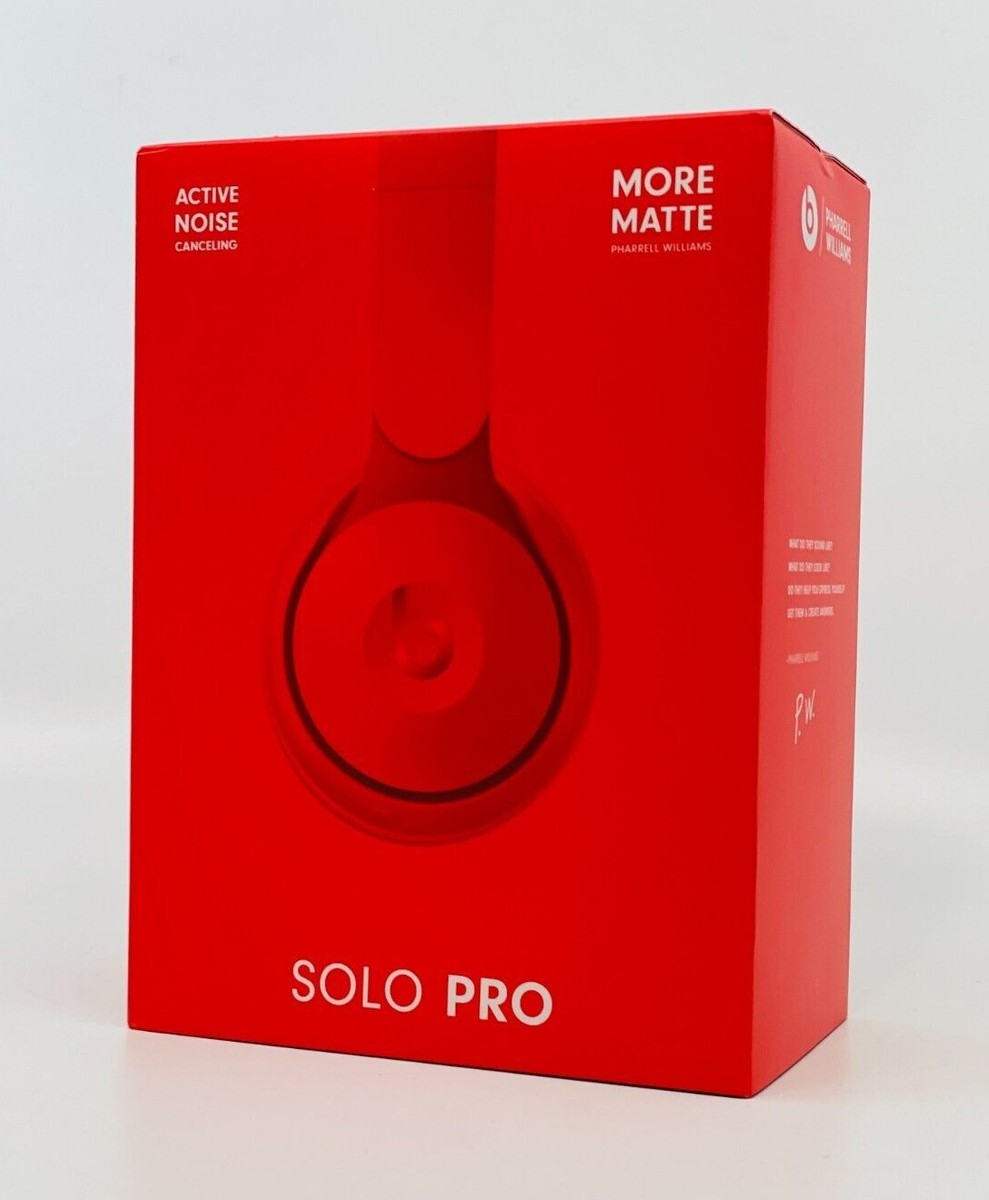 Beats solo pro 赤い　Red Beats - Red Solo Pro More Matte Wireless Headphones