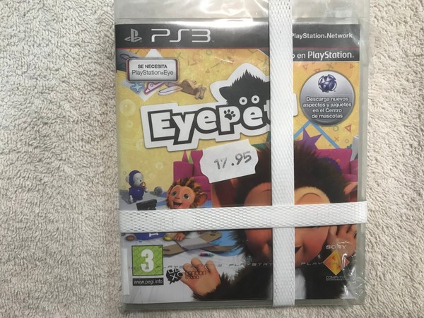 EYEPET  PS3 SONY NUEVO PRECINTADO CONTIENE TARJETA MAGICA NEW PLAYSTATION AM