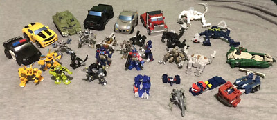 Changeable Transformers and Bionicles Lot of Action Toy Figurines - 30 in Total
