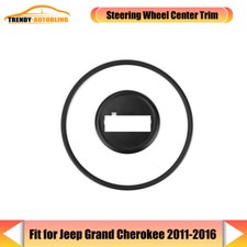 Steering Wheel Center Sticker Button Trim For 11 Jeep Grand Cherokee Wrangler