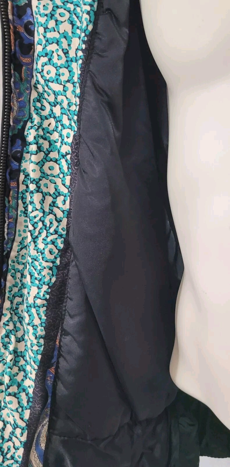 Vtg Windrift Leather Patchwork Jacket 80s 90s Col… - image 2