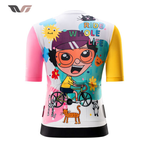 ROCKBROS TVI Summer Women Cycling Tops Cute Quick-Dry Short Sleeves Bike Jersey - Picture 6 of 13