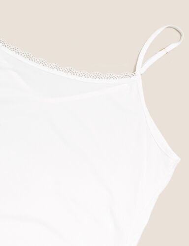 Famous Make Cool Comfort Lace Trim Full Slip - Picture 28 of 28