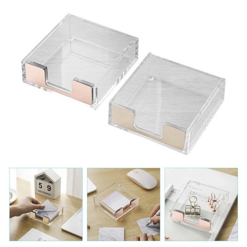 3 Pieces Notizbox -Stifthalter Büro Papierhalter Für Schreibtisch Memohalter - Zdjęcie 7 z 12