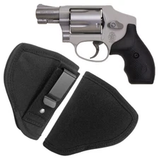 Tactical Concealment Gun Pocket Holster S&W 2" Snub Nose 38 357 J Frame Revolver