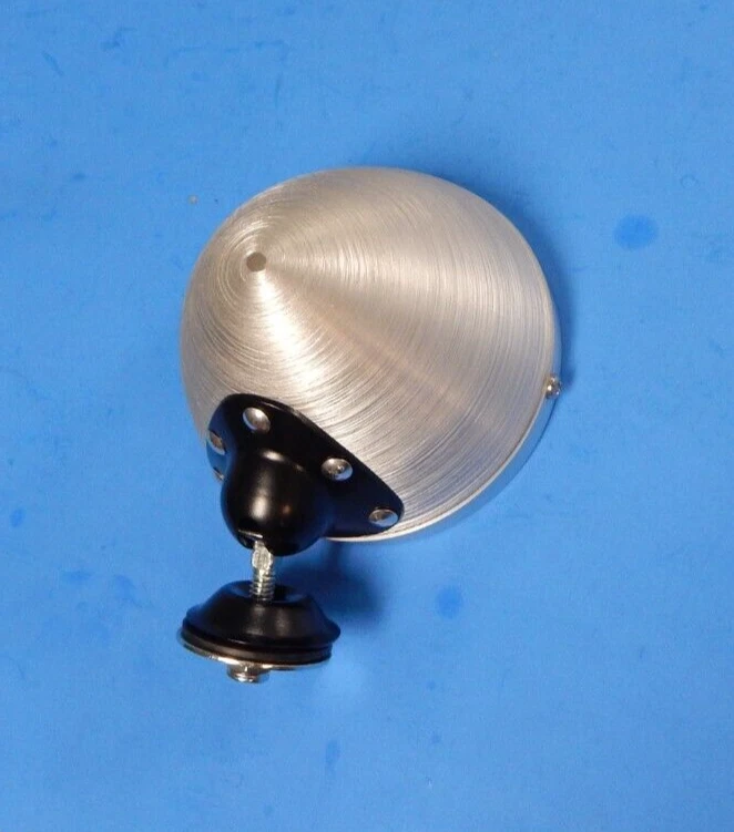 Nuevo Espejo de Carrera Estilo Raydot MGB MGA MG Midget Triumph TR4 TR6 Acabado Satinado Foto 2 de 3