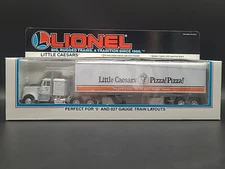  Lionel 6-12807 Little Caesars Tractor and Trailer. Brand New NOS