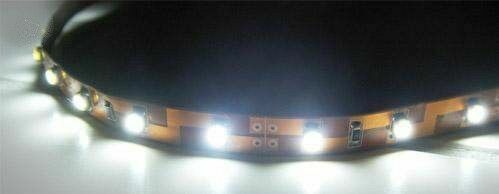 2 BANDE LED SMD BLANCHE FEUX JOUR DIURNE FEU VW PHAETON TIGUAN TOURAN VENTO - Imagen 5 de 5