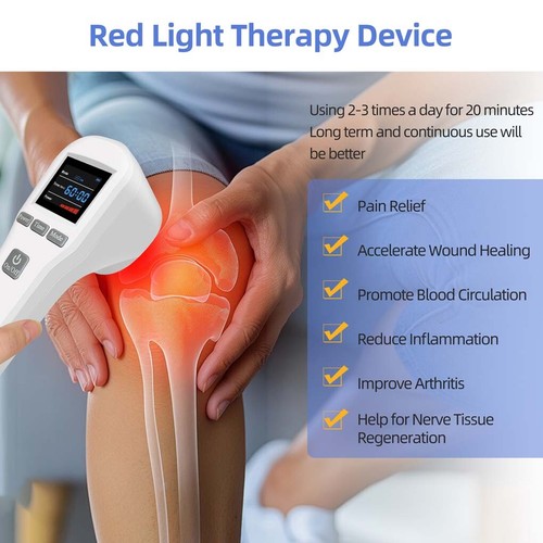 880mW Rechargeable Cold Laser Therapy for Neck Shoulder Pain Relief 20 Diodes - Picture 3 of 18