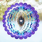 Vp Home Floral Burst Mandala Kinetic Wind Spinner for Yard and Garden Wind Sp.