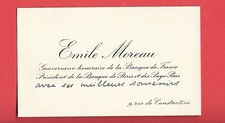 LP36-BUSINESS CARD-EMILE MOREAU-PLAYWRIGHT-JOURNALIST-[FRANCIS THOMÉ]
