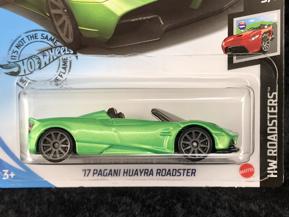 Hot Wheels 2020 HW Roadsters Green '17 Pagani Huayra Roadster | eBay