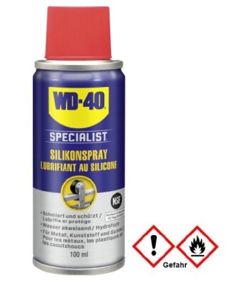 Silikonspray WD-40 SPECIALIST 100 ml (55,90 /L) HOCHLEISTUNG 95005433