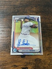 2024 BOWMAN CHROME AUTO EMILIANO TEODO HTA CHOICE REFRACTOR 1ST AUTO /150