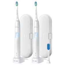 Philips HX6809/81 Sonicare ProtectiveClean 4300 Rechargeable Toothbrush, 2 pk.,