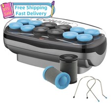 Jumbo  Super-Jumbo Ceramic Hot Hair Rollers -12 Piece Set, Professional Styling