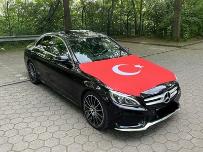 Türkei FAN ARTIKEL Türkiye Bayrak Fußball EM24 Auto Motorhaube Überzieher Flagge