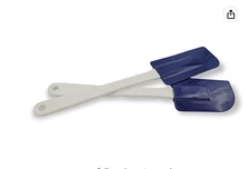 Everyday Living 2 Piece Classic Stain-Resistant Bowl Scraper Kitchen Spatula Set