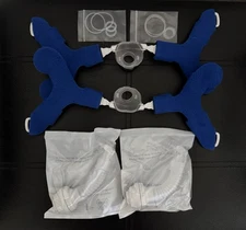 2X CPAP Frame Replacement with Elbow, Short Tube, Humidification Unit & Silicone
