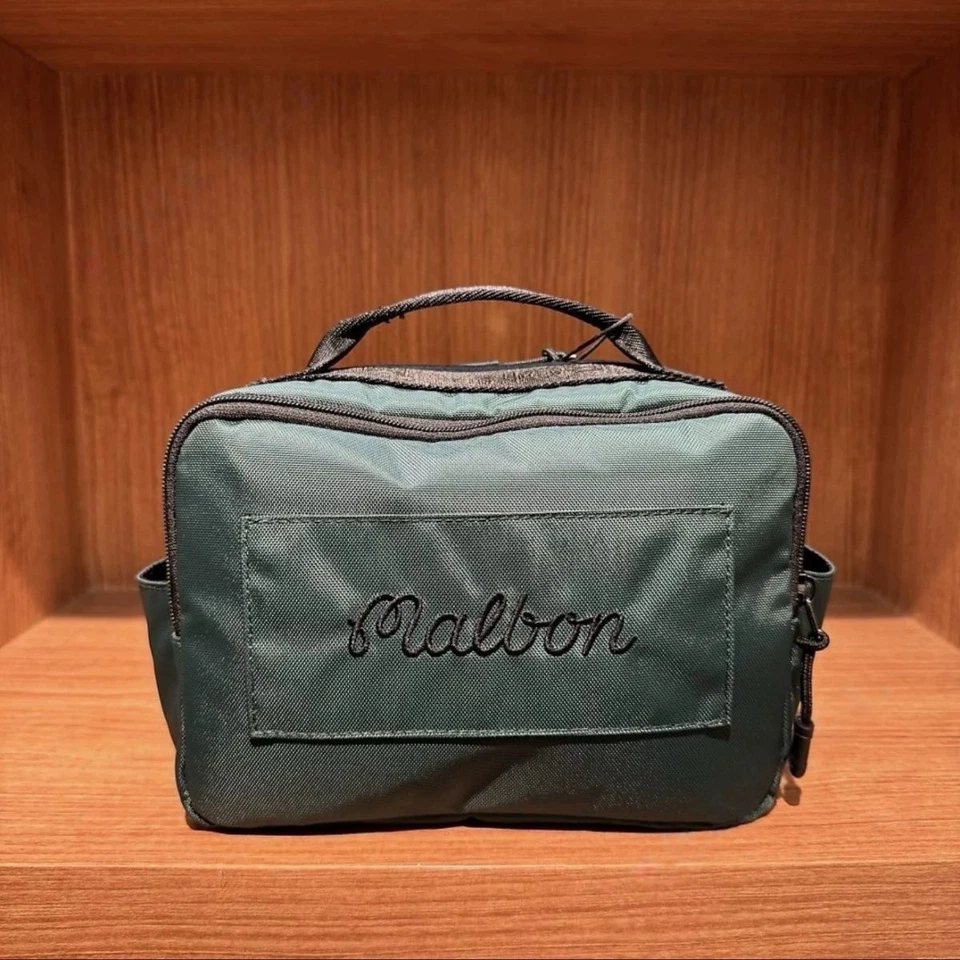 Malbon Golf Shoulder Bag Handbag Multiple Storage Spaces Zipper Closure - Image 2 of 4