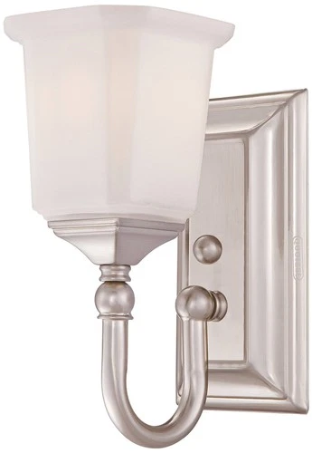 Quoizel Nicholas 10" High Brushed Nickel Wall Sconce - Picture 2 of 2