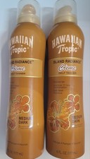 2Hawaiian Tropic Island Radiance Sunless Tanning Creme 3 SHADES Medium Dark 6OZ