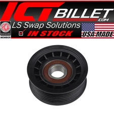 ICT Billet Replacement Ribbed Idler / Belt Tensioner Pulley