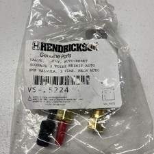 HENDRICKSON VS-25224 3-WAY AUTO-RESET VALVE W/FITTINGS New In Package Genuine