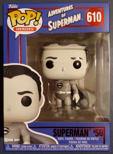 Funko Pop Superman '50 #610 Adventures Of Superman w/Protector