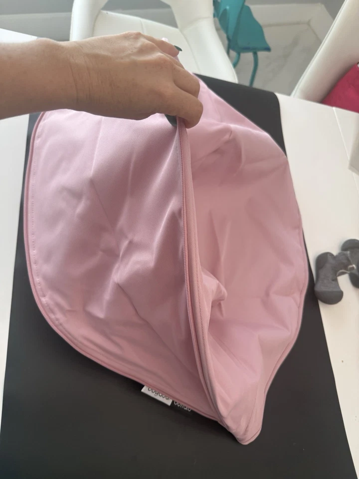 Bugaboo Bee Carriage Hood Pink-Burgundy for 3 or 5 - Image 3 of 4