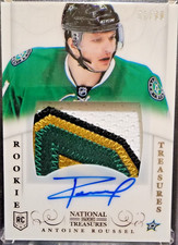 2013 National Treasures Antoine Roussel 11/99  #131 4CLR RPA Rookie Patch Auto