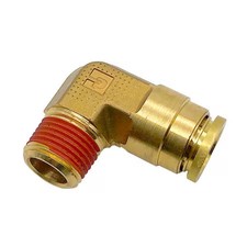 Parker Vs169ptcns-10-6 Brass Dot Push-To-Connect Fitting, Brass, Silver