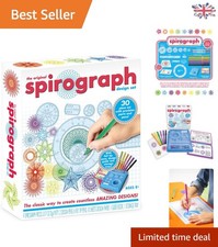 Children's Art and Craft Kit: Spirograph Set with 30 Fun Pieces Included
