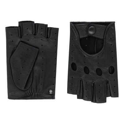 Roeckl Palermo Autofahrer Herren BlackLederhandschuhe Ziegen Nappaleder - Bild 1 von 3
