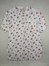 Vintage Victoria s Secret Country Cottons Floral Nightgown Dress 100 Cotton S