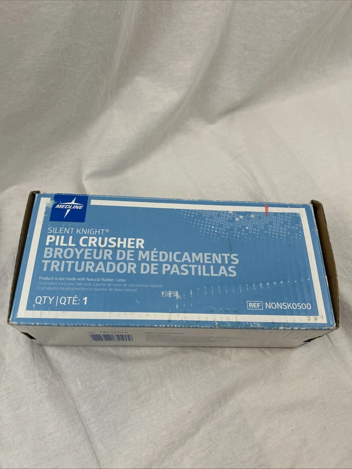 Medline Silent Knight Pill Crusher/Grinder with 20 Pouches - Image 2 of 3