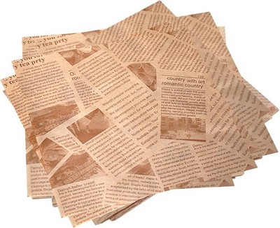 Fettdichte Papierblätter, 100 Stück Lebensmittel Burger Papier Geschenkblätter Fettdicht