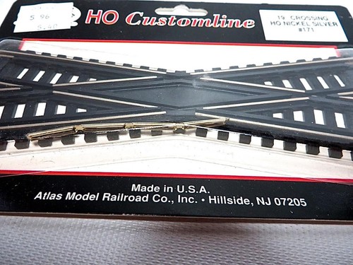 Atlas HO Scale Code 100 Custom Line 19 Degree Crossing #171 .Brand New - Picture 2 of 3
