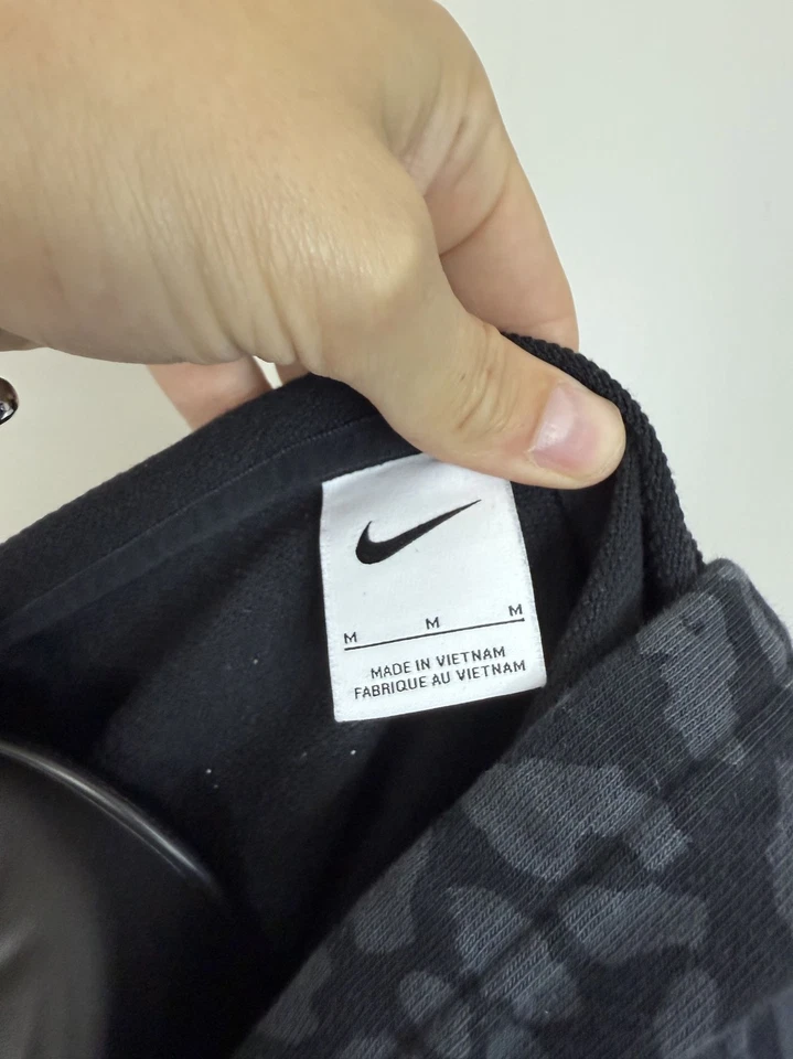 Sudadera con Capucha Nike Para Mujer Mediana Estampado Animal Guepardo Gran Tamaño Recortada Pullover Foto 4 de 4