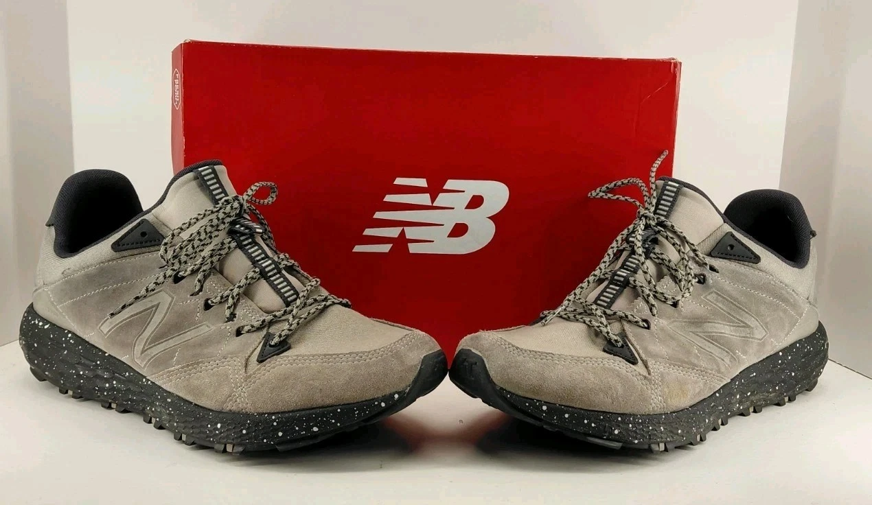 New Balance Grey/Black Trail Running Sneakers. Size 12 D