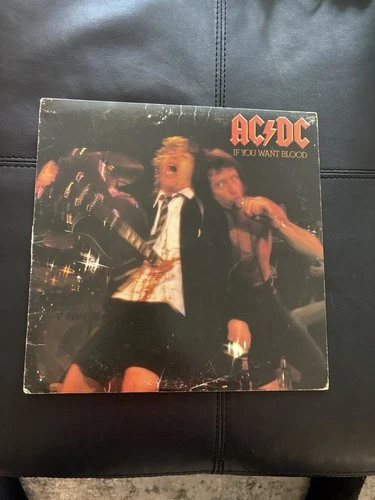 AC/DC If You Want Blood You've Got It Original 1978 Vinyl LP Record