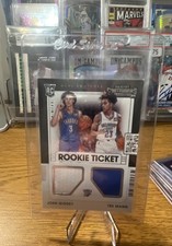 2021-22 Panini Contenders - Rookie Ticket Dual Swatches Josh Giddey, Tre Mann