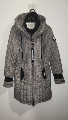 KHUJO Wintermantel Gr. L grau