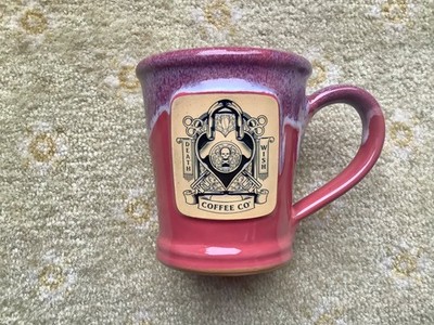 DEATH WISH COFFEE LOCK AND KEY MUG DENEEN POTTERY JULEP STYLE VALENTINES THEME