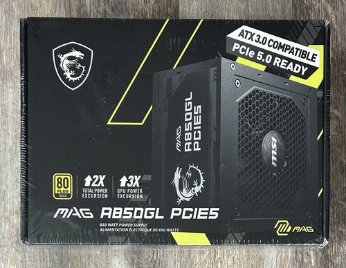 MSI MAG A850GL PCIE 5.1 & ATX 3.1 Game Netzteil Full Modular MAGA850GLPCIE5
