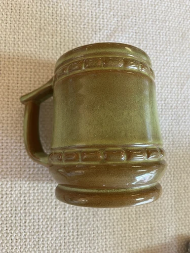 Vintage Frankoma Pottery Plainsman C10 Barrel Coffee Tea Mug Cup 10oz