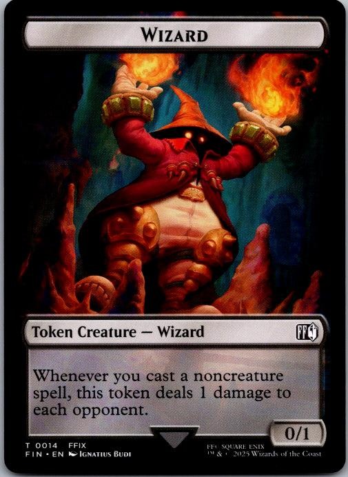 Human Wizard Token 2 Token Eldritch Moon Magic: The Gathering Near Mint