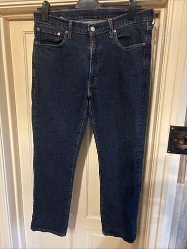 Levi’s 514 blaue Herrenjeans Größe 38” Taille 30” Bein